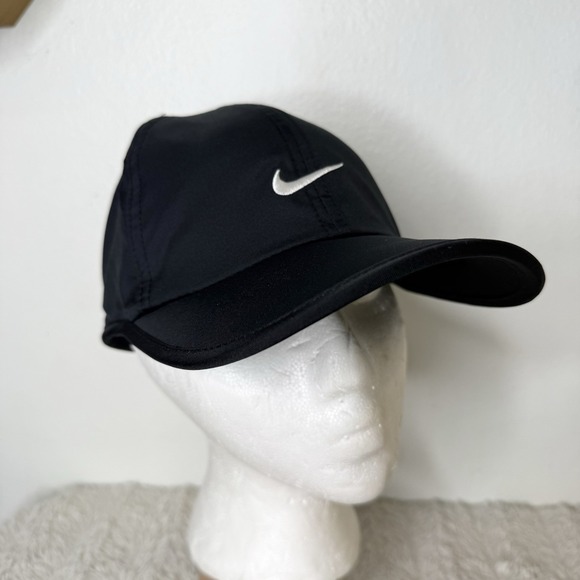 Nike Accessories - Nike Sportswear AeroBill Featherlight Hat Cap Black Womens Dri Fit Adjustable